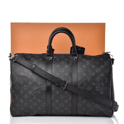 louis vuitton monogram eclipse keepall bandouliere 45|louis vuitton keepall bandoulière 45.